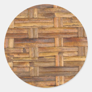 basket classic round sticker
