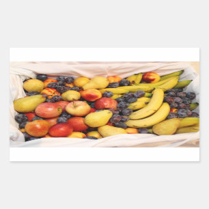 Basket Full Of Fruits Sticker
