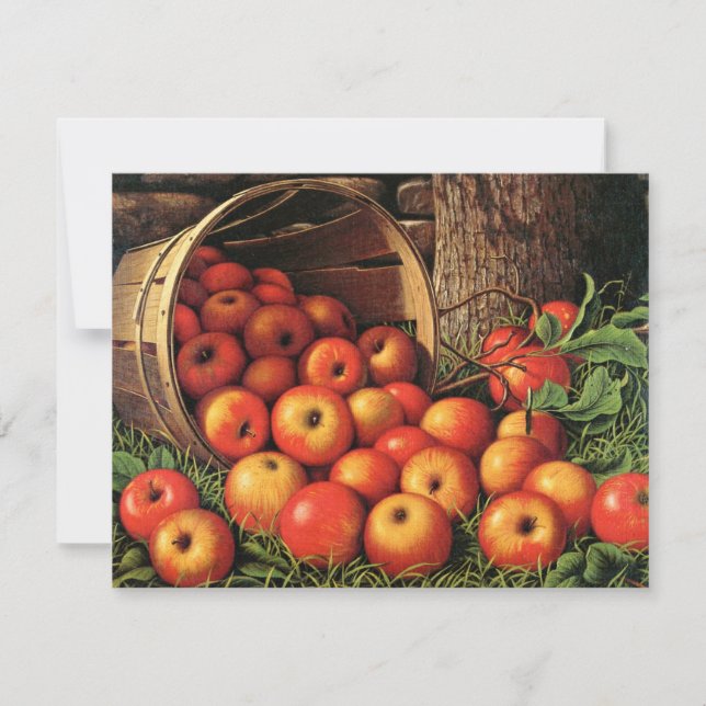 Basket of Apples Card (Front)