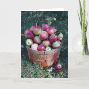 "Basket of Apples" Congratulatory Card