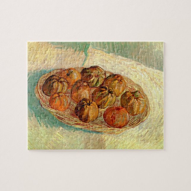 Basket of Apples to Pissarro by Vincent van Gogh Jigsaw Puzzle (Horizontal)
