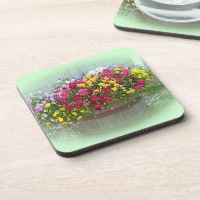 Basket of Blossoms Coaster (Left Side)