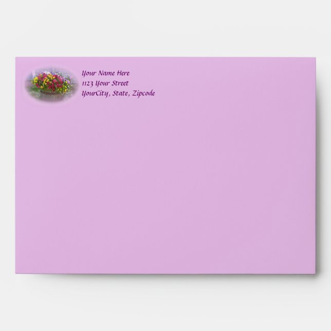 Basket of Blossoms Envelopes (Front)