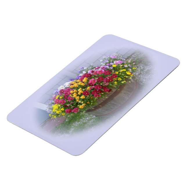 Basket of Blossoms Magnet (Left Side)