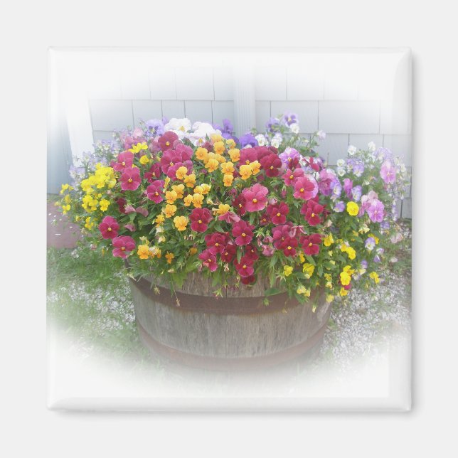 Basket of Blossoms Magnet (Front)