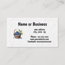 Basket of blueberries