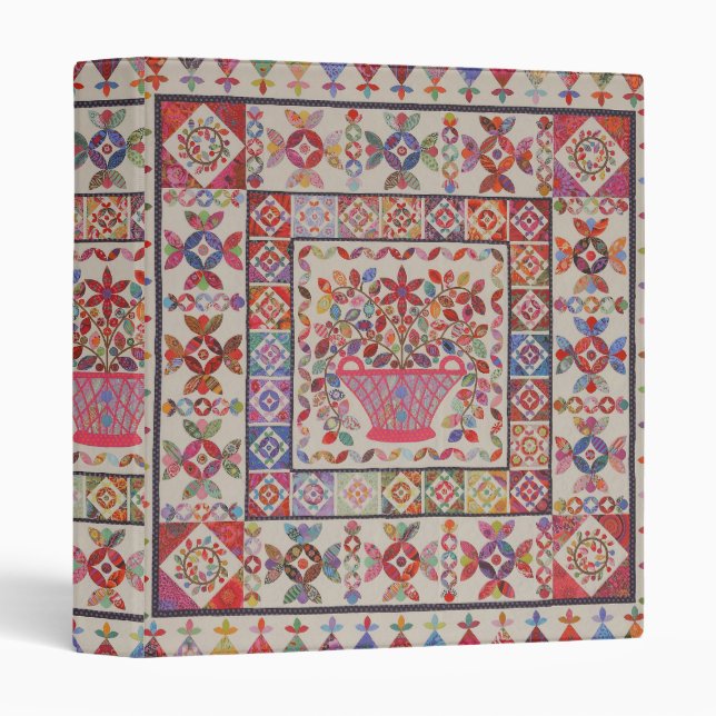 Basket Of Flowers - Designer Binder (Front/Spine)