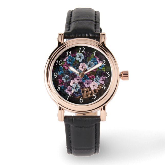 Basket of Flowers Watch (Front)