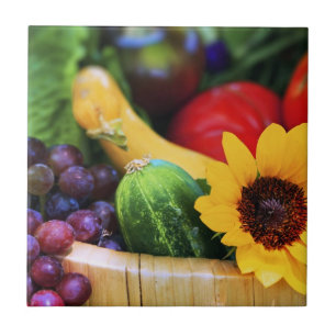 Basket of Garden's Harvest Tile