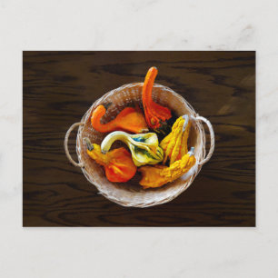 Basket of Gourds Postcard