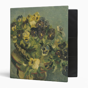 Basket of pansies Binder