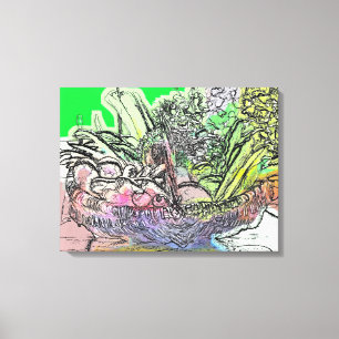 BASKET OF VEGETABLES CANVAS PRINT