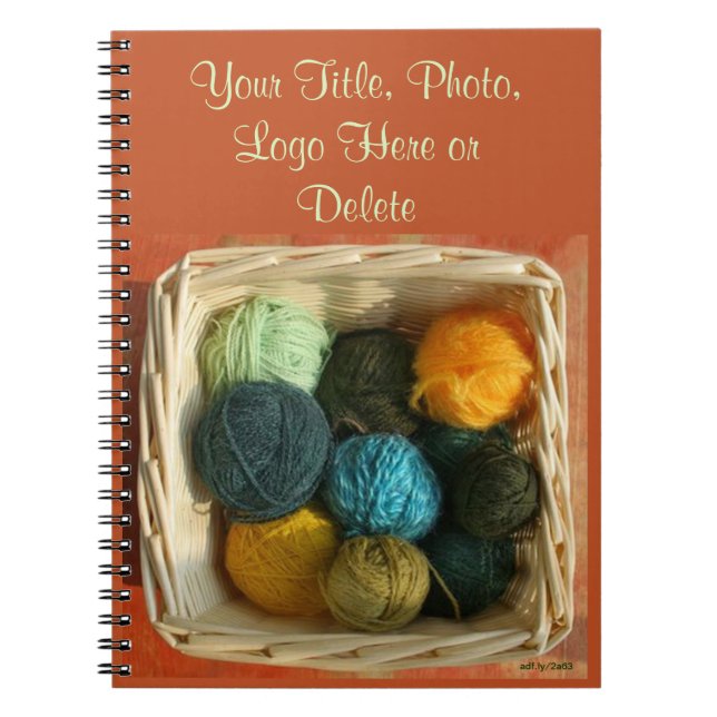 Basket of Yarn Notebook (Front)