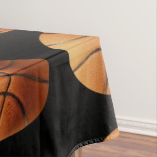 Basket Orange Sur Noir, Grande Nappe