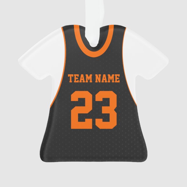 Basket Sport Jersey Orange (devant)