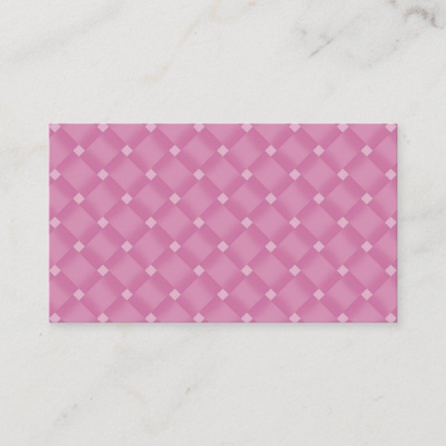 Basket Weave Background Business Card (Front)