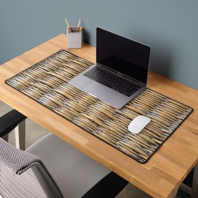 Basket Weave Macro Desk Mat (Office 2)