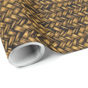 Basket weave Pattern Wrapping Paper