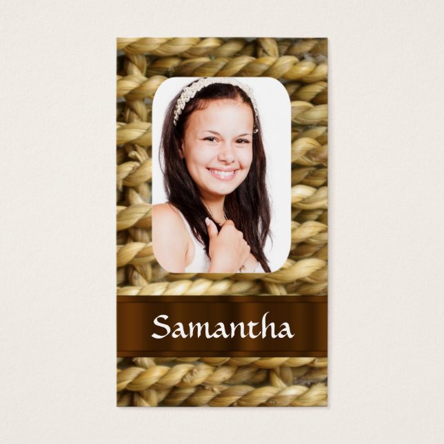 Basket weave photo template (Front)