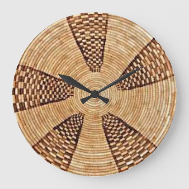 Basket Weave Wall Clock (Front)