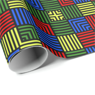 Basket Weave Wrapping Paper
