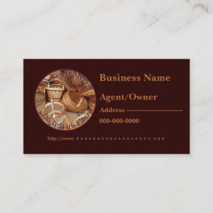 Basket Weavers Do It With Fibre - Basket Weaver Business Card
