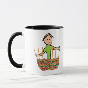 Basket Weaving Mug