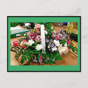 BASKET WITH HANDLE POSTCARD