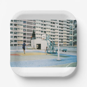 Basketball 103 paper plate