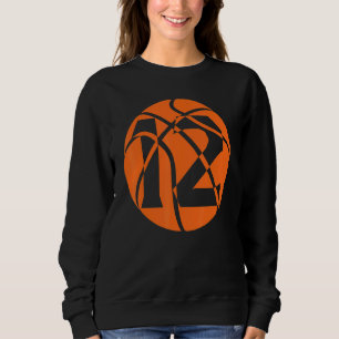 Basketball 12 Year Old Birthday Players Team Men W Sweatshirt