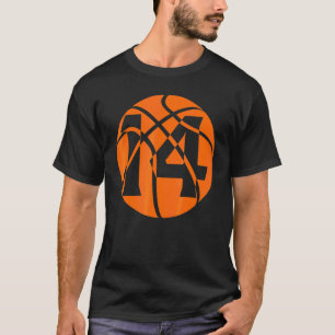 Basketball 14 Year Old Birthday Players Team Men W T-Shirt