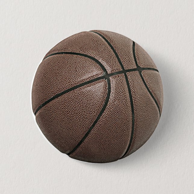 Basketball 2 Inch Round Button (Front)