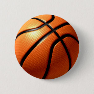 Basketball 2 Inch Round Button