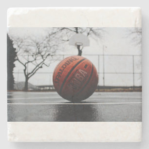 Basketball 2 stone coaster