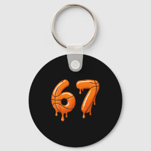 Basketball 67 Meme Funny Cool Slam Dunk For Boys K Keychain