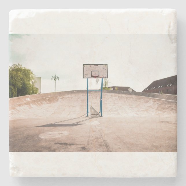 Basketball 85 stone coaster (Front)