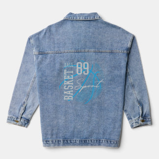 Basketball 89 Sport Denim Jacket