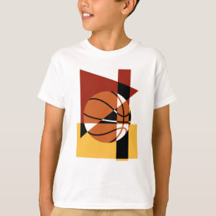 Basketball abstract t-shirt