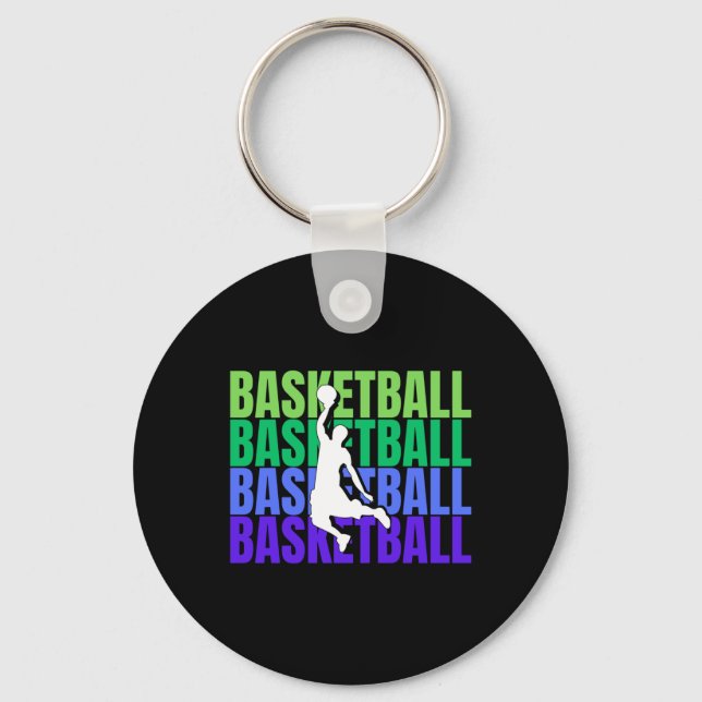 Basketball Active  Keychain (Front)