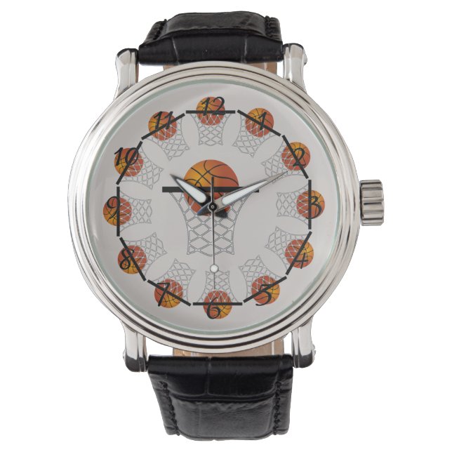 Basketball and hoop watch (Front)