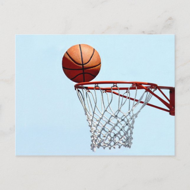 Basketball anticipation postcard (Front)