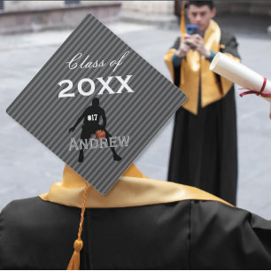 Basketball Any Custom Colour Class of Year Graduation Cap Topper