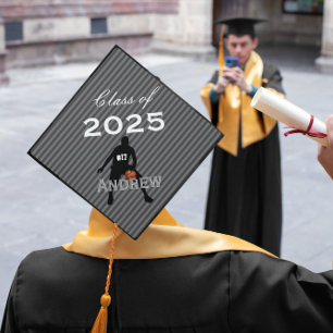 Basketball Any Custom Colour Class of Year Graduation Cap Topper