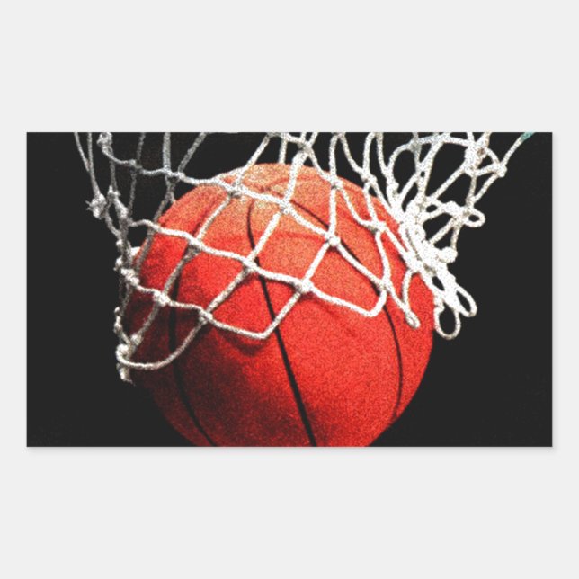 Basketball Art Sticker (Front)