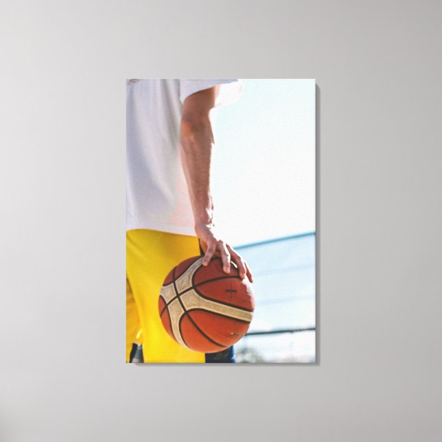 Basketball Artwork Canvas Print (Front)