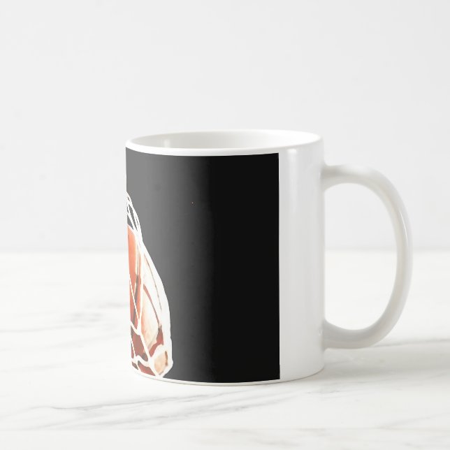 Basketball Artwork Coffee Mug (Right)