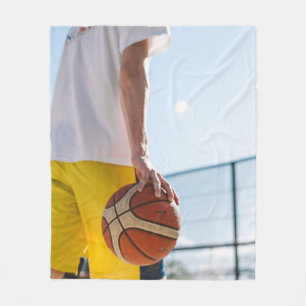 Basketball Artwork Fleece Blanket