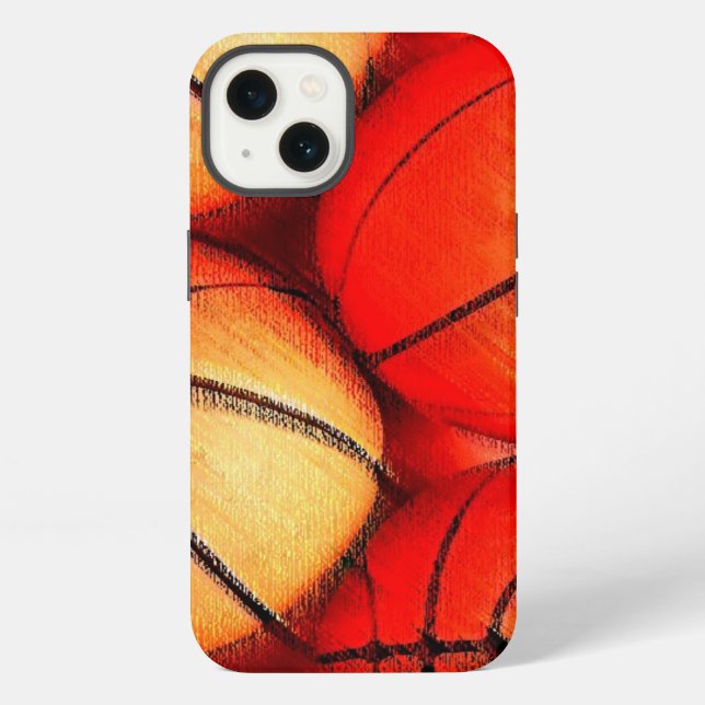 Basketball Artwork iPhone Case (Back)