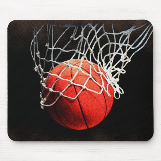 Basketball Artwork Mouse Pad (Front)