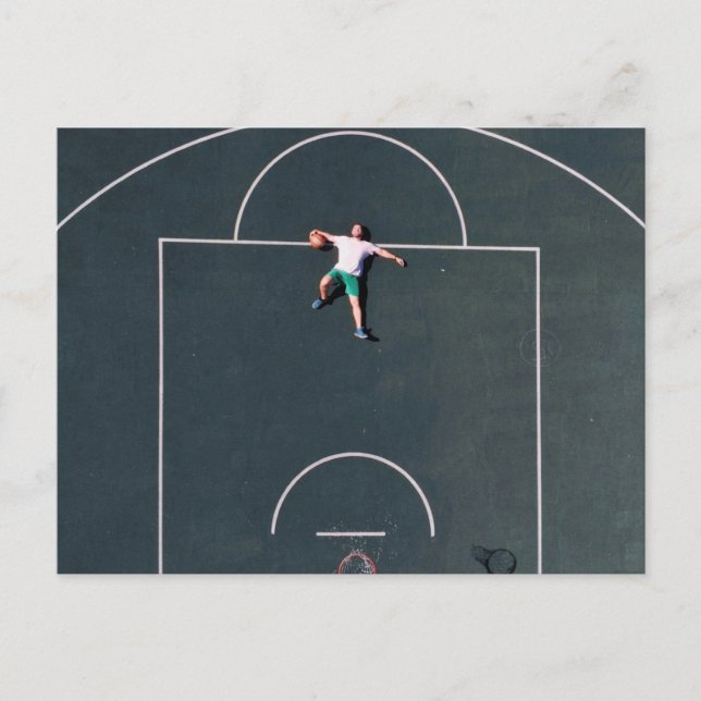 Basketball Artwork Postcard (Front)